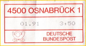 Das Layout der DV-Freimachung nach Ende der Versuchszeit bis heute