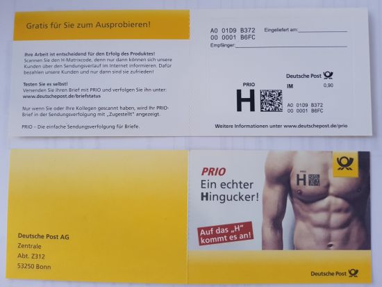 Portocard Prio - auch eine Vorläufer-Produktmarke Portocard Prio - auch eine Vorläufer-Produktmarke