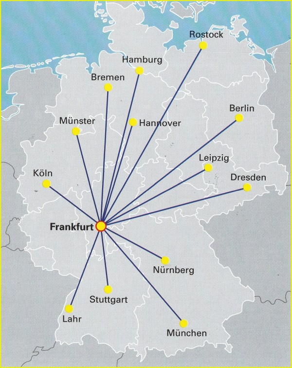 Der Nachtluftpoststern in seiner größten Ausdehnung - Quelle FAG Der Nachtluftpoststern in seiner größten Ausdehnung - Quelle FAG