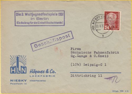 Postalischer Nebenstempel zur Deutschen Einheit Postalischer Nebenstempel zur Deutschen Einheit