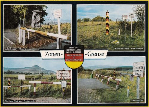 Zonengrenze in der Rhön Zonengrenze in der Rhön