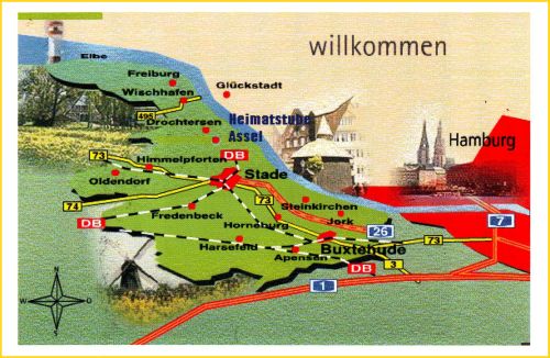 Skizze einer Karte, wo das Museum zu finden ist Skizze einer Karte, wo das Museum zu finden ist