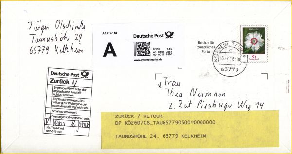 Din Lang Plusbriefumschlag Kompakt, auch für den CD-Versand geeignet mit der Zusatzleistung 