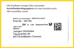 DV-Freimachung