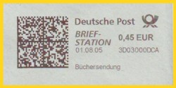 Briefstation 1. Generation Tintenstrahldruck aus Köln