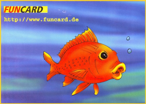 Bildseite einer Werbe-Funpostkarte der Deutschen Post AG
