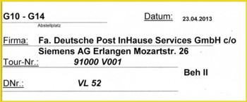Ein weiterer Infoträger von InHous Post Ein weiterer Infoträger von InHous Post