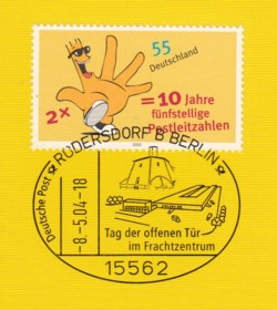 Sonderstempel vom Tag der offenen Tür vom PZ Rüdersdorf bei Berlin