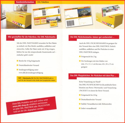 Der erste Werbeflyer aus dem Versuchsgebiet Frankfurt aus dem Jahr 2006 - Teil 3