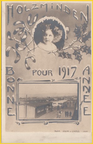 Eine weitere Ansichtspostkarte von 1917 aus Holzminden, der Krieg dauerte zu diesem Zeitpunkt schon 4 Jahre und es sollte noch ein weiteres Jahr bis zum Ende vergehen Eine weitere Ansichtspostkarte von 1917 aus Holzminden, der Krieg dauerte zu diesem Zeitpunkt schon 4 Jahre und es sollte noch ein weiteres Jahr bis zum Ende vergehen