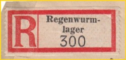 R-Zettel Regenwurmlager Variante 5