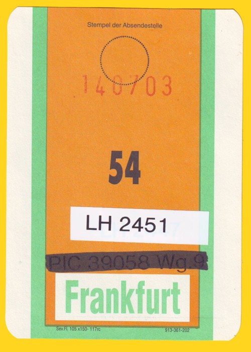 Provisorium aus dem Briefzentrum 14