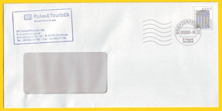 Plusbrief 25 Cent mit Fenster erstmals Motiv Arolsen