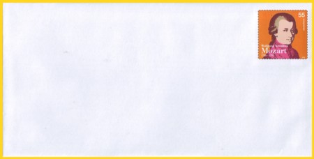 Plusbrief 55 Cent Motiv Mozart