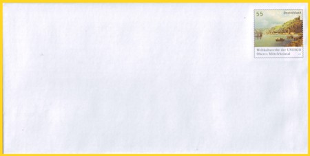 Plusbrief 55 Cent Motiv Oberes Mittelrheintal