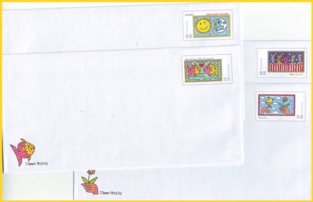 Plusbriefset Rizzi 4 x 55 Cent