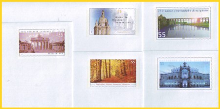 Plusbrief Set 5 verschiedene Briefe 55 Cent