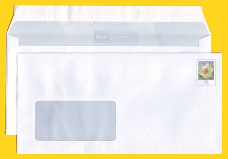 Plusbrief kompakt 90 Cent Notauflage kein FSC Mix Vermerk - Motiv Narzisse