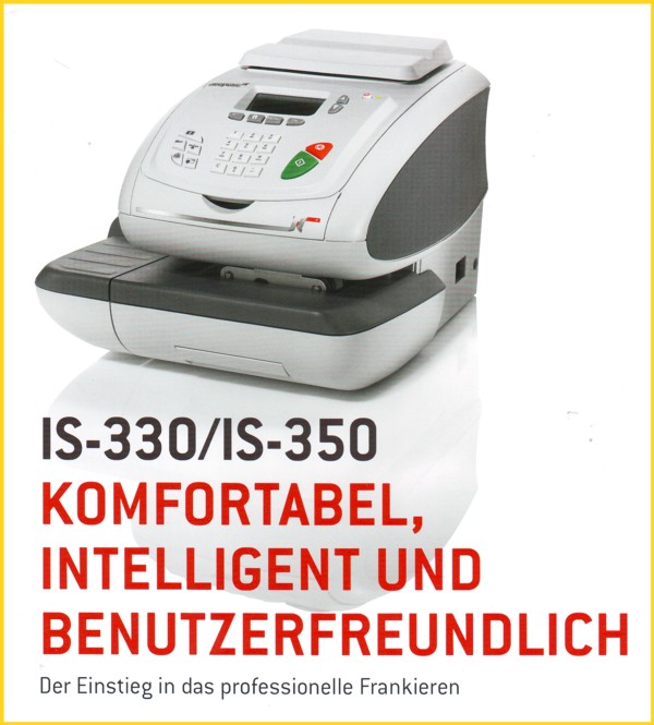 Die Absenderfreistempelmaschine IS-330 von Neopost Die Absenderfreistempelmaschine IS-330 von Neopost