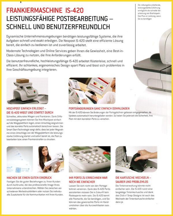 Prospekt IS-420 - Teil 2 Prospekt IS-420 - Teil 2