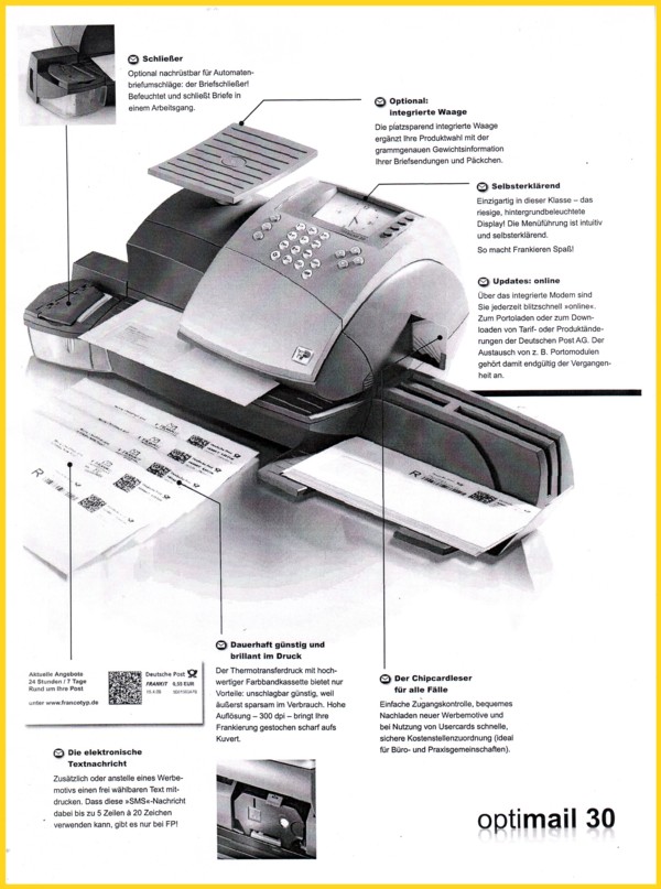 Frankiermaschine optimail 30 Optimal 30